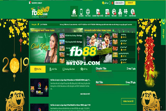 Chuong trinh khuyen mai nhieu uu dai hap dan - FB88Club - nhà cái uy tín hàng đầu cùng hàng loạt game cá cược hấp dẫn