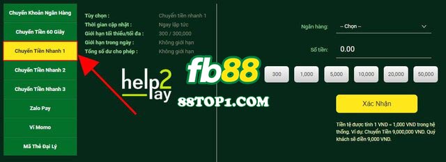 Help2pay hoat dong nhu the nao tai cac trang web ca cuoc  - Hướng dẫn các bước cụ thể trong cách nạp tiền vào FB88 qua Help2Pay